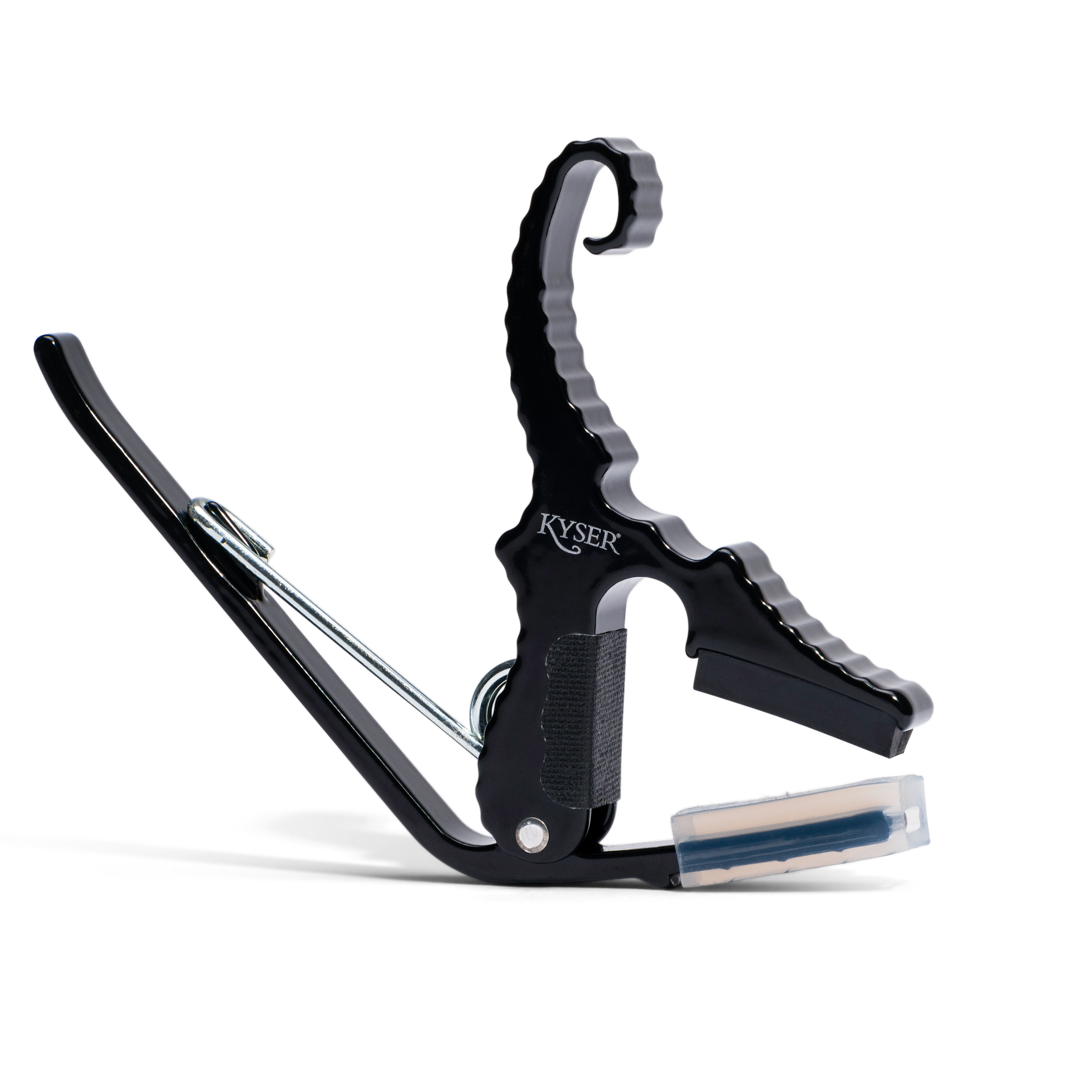 Kyser Quick Change Short Cut 3 String Partial Guitar Capo in Black
