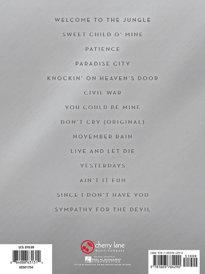 Guns N' Roses Greatest Hits PVG