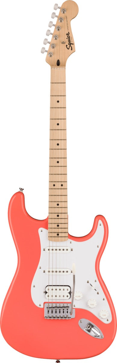 Squier Sonic Stratocaster HSS in Tahitian Coral