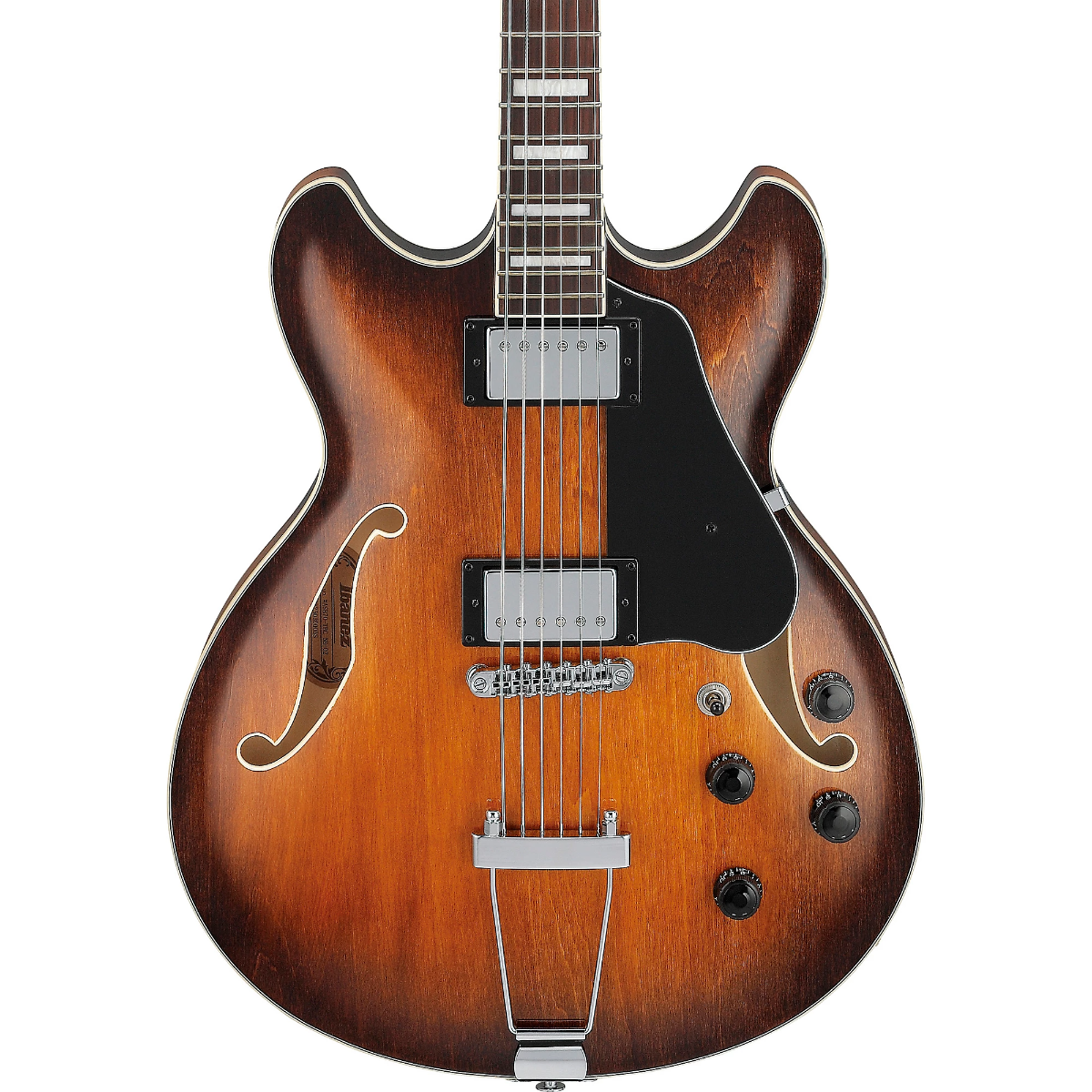 Ibanez AS7328 Artcore Electric Guitar in Tobacco Brown