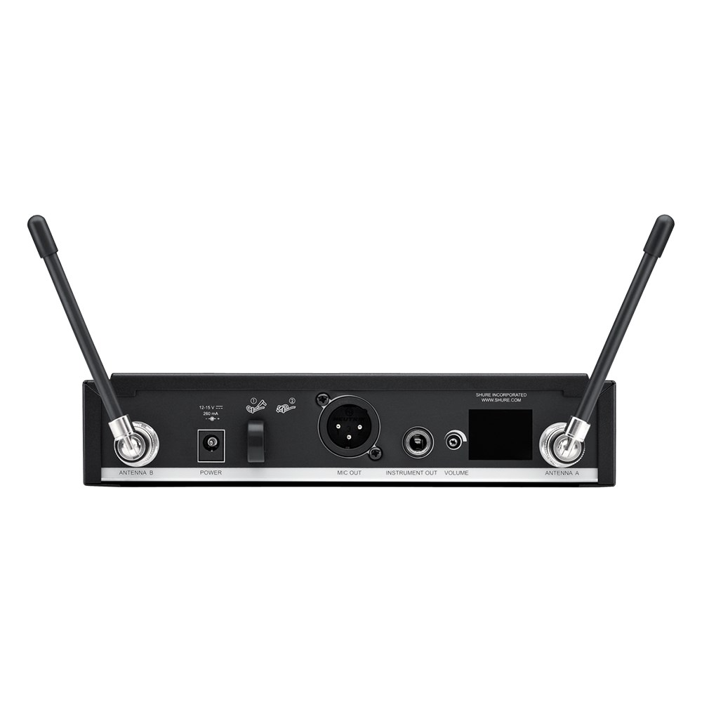 Shure Wireless 1/2R Handheld System BLX2 Tx; SM58 Mic; BLX4R Rx Auto Setup: 614-638MHz