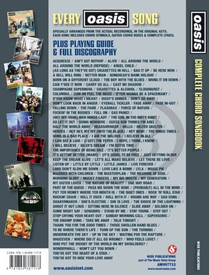 Oasis Complete Chord Songbook
