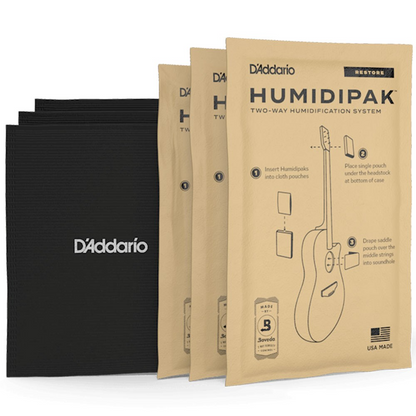 D'Addario Humidipak Restore Two Way Humidification System