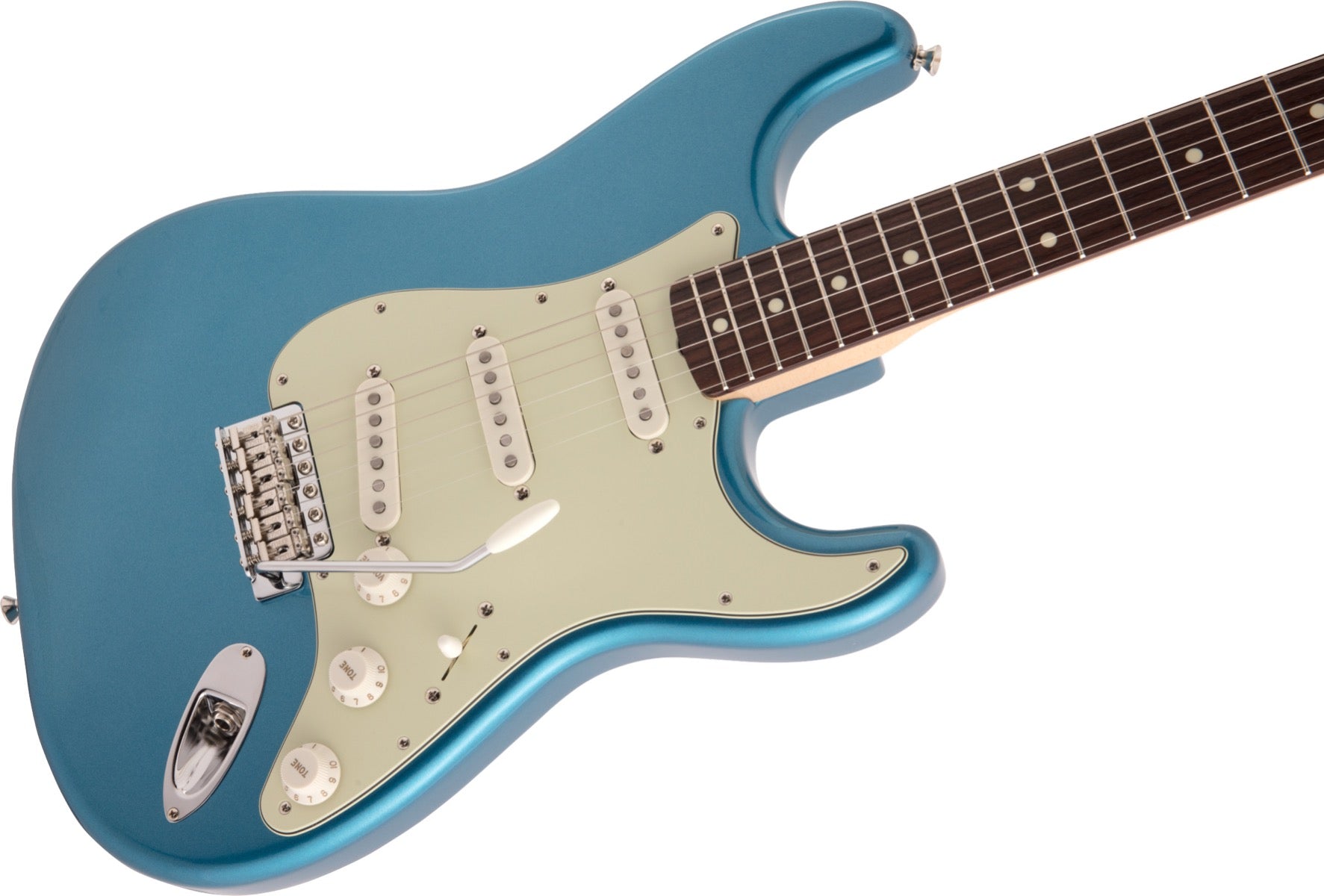 Fender Made in Japan Traditional 60s Stratocaster, Rosewood Fingerboard in Lake Placid Blue