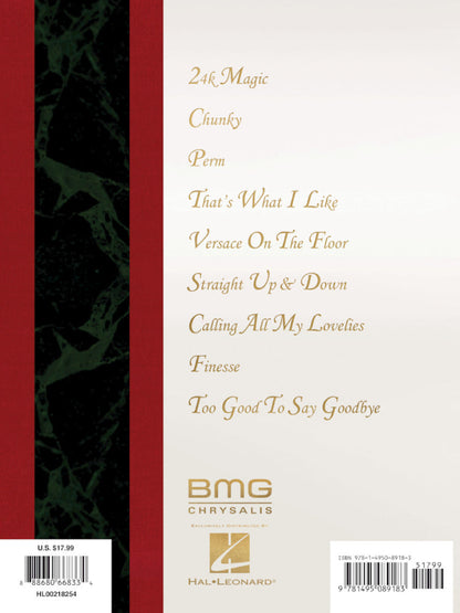 Bruno Mars 24K Magic PVG