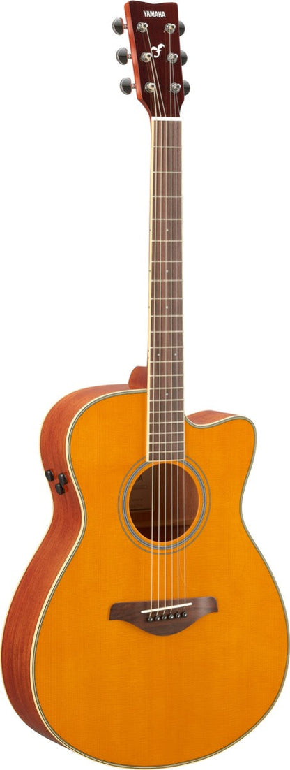 Yamaha FSC TA TransAcoustic Guitar in Vintage Tint
