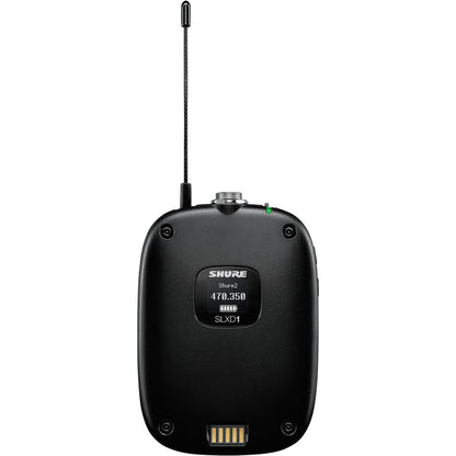 Shure SLXD14/SM35 Wireless System with SLXD1 Bodypack Transmitter and SM35 Headset Microphone Freq H57 = 520-564MHz
