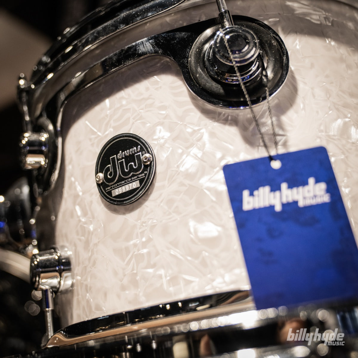 DW Performance Series Finish Ply 3-Piece Drum Kit in White Marine