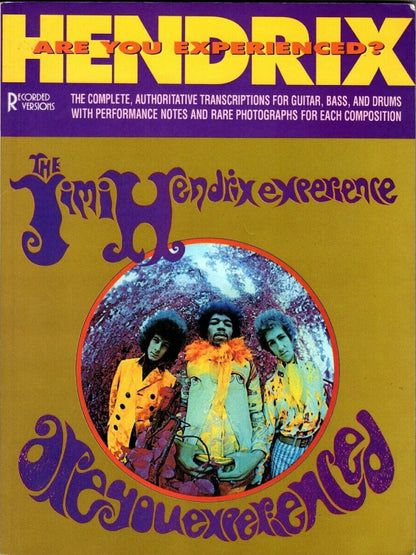 Jimi Hendrix Are You Experienced Recorded Version Guitar Bass Drums Tab
