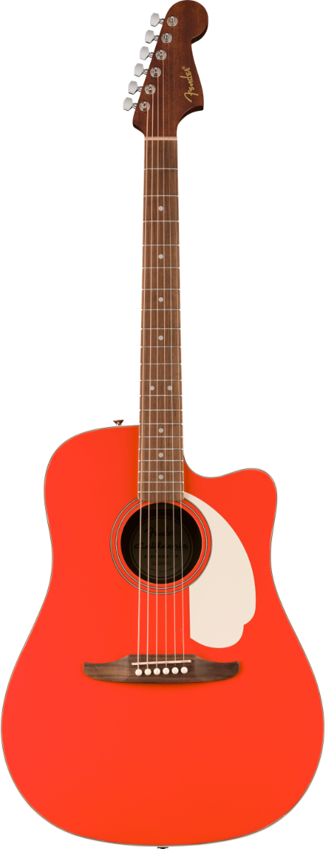 Fender California Standard Redondo CE Acoustic Guitar in Fiesta Red