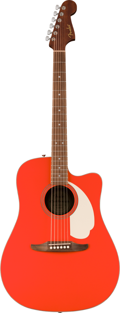 Fender California Standard Redondo CE Acoustic Guitar in Fiesta Red
