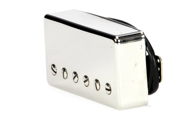 Seymour Duncan Green Magic Trembucker in Nickel Cover
