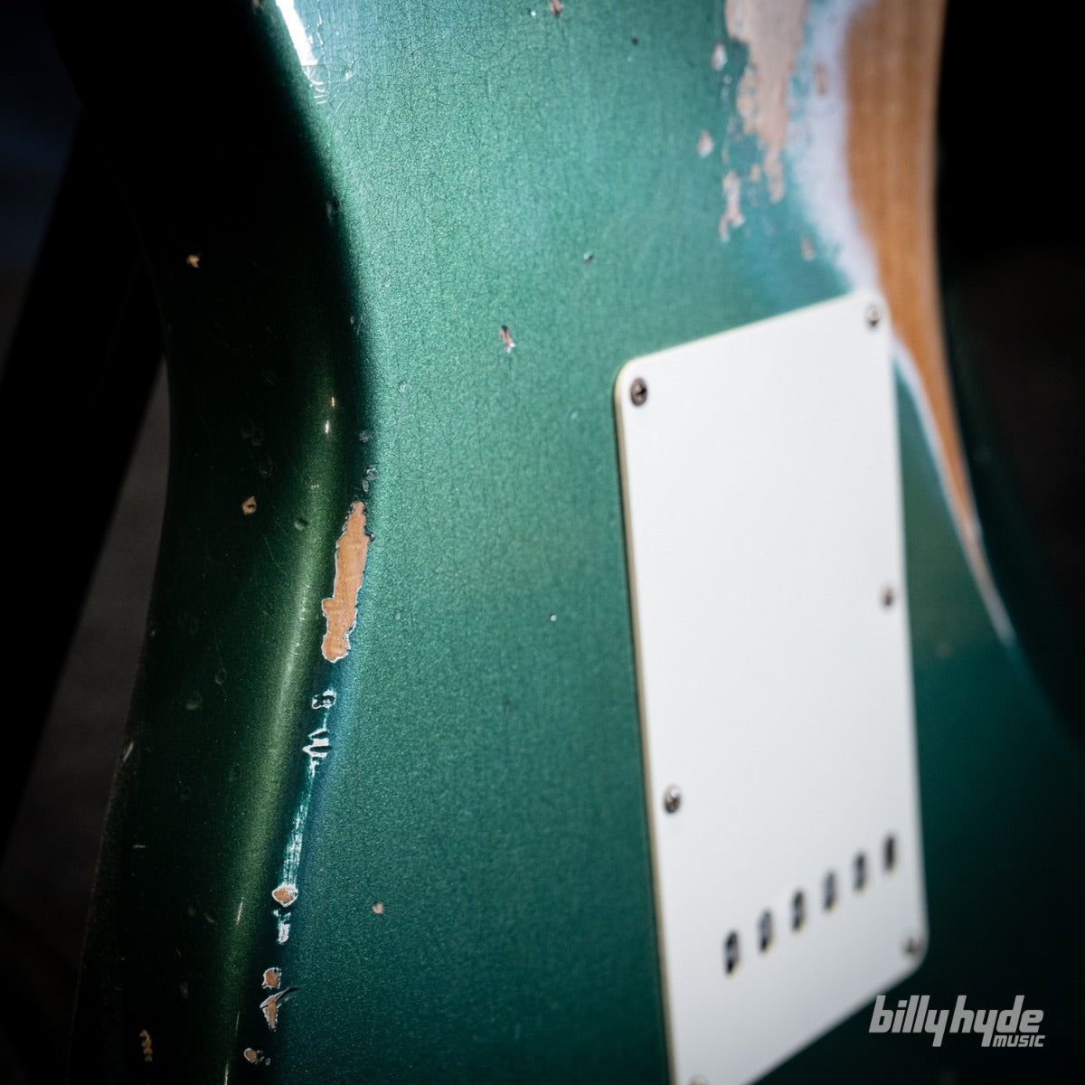 Fender Custom Shop Limited Edition 1964 L-Series Stratocaster Heavy Relic Electric Guitar in Aged Sherwood Green Metallic