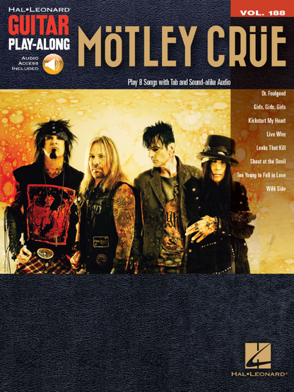 Motley Crüe Guitar Play Along Volume 188 Tab