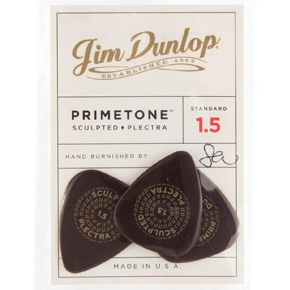 Jim Dunlop Primetone Standard Smooth Guitar Picks 1.5mm 3 pack