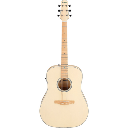 Ibanez AAD77M1E Acoustic Guitar in Open Pore Antique White