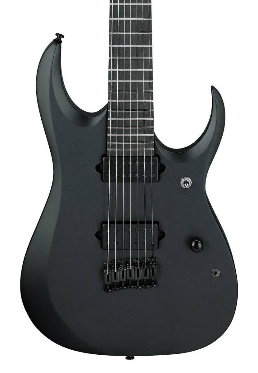 Ibanez RGDRB71 7 String Electric Guitar in Black Flat