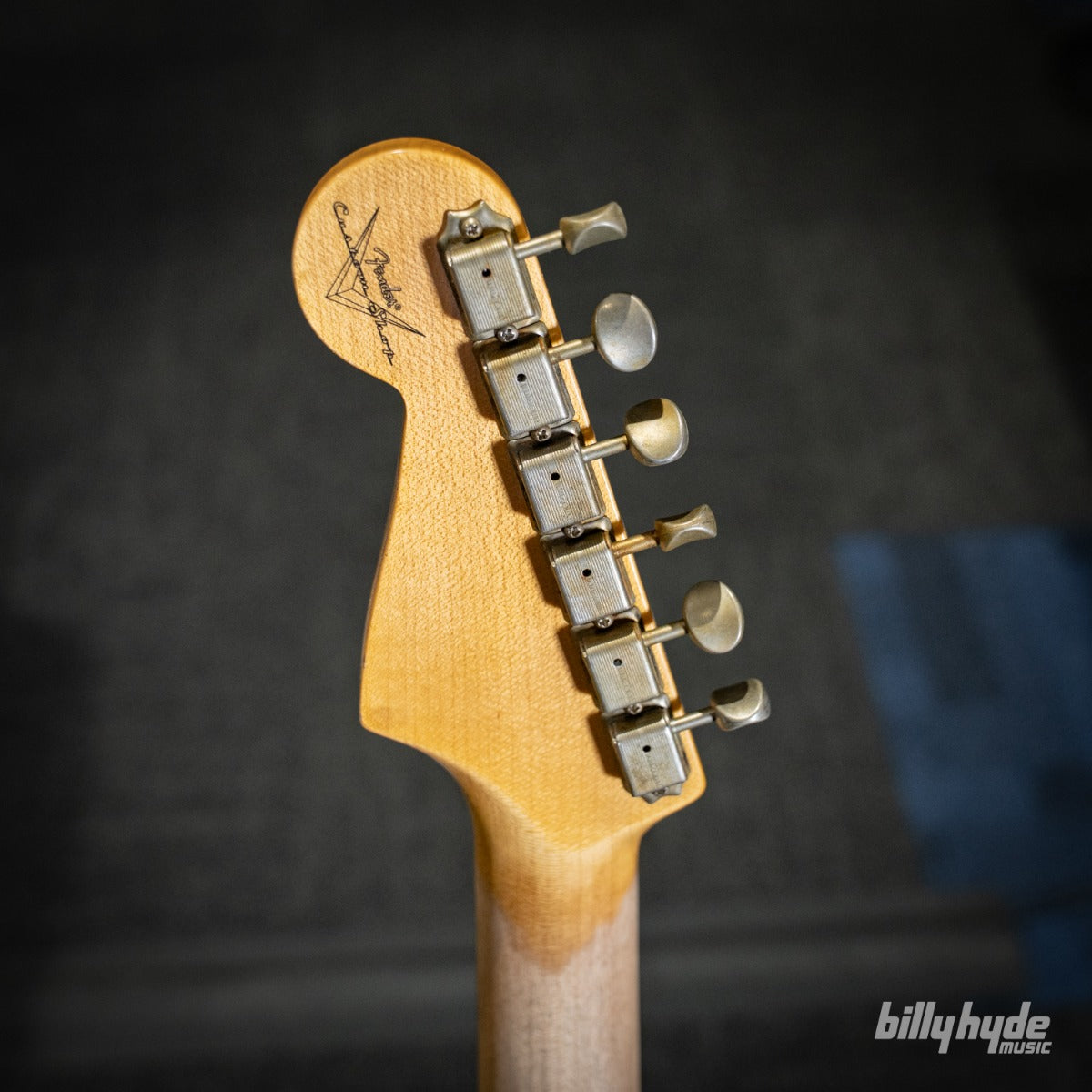 Fender Custom Shop 1959 Stratocaster Journeyman Relic Electric Guitar in Faded Aged Sage Green Metallic