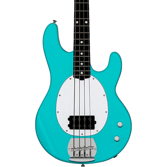 Sterling By Music Man Intro Series StingRay Ray2 Bass Guitar in Electric Blue