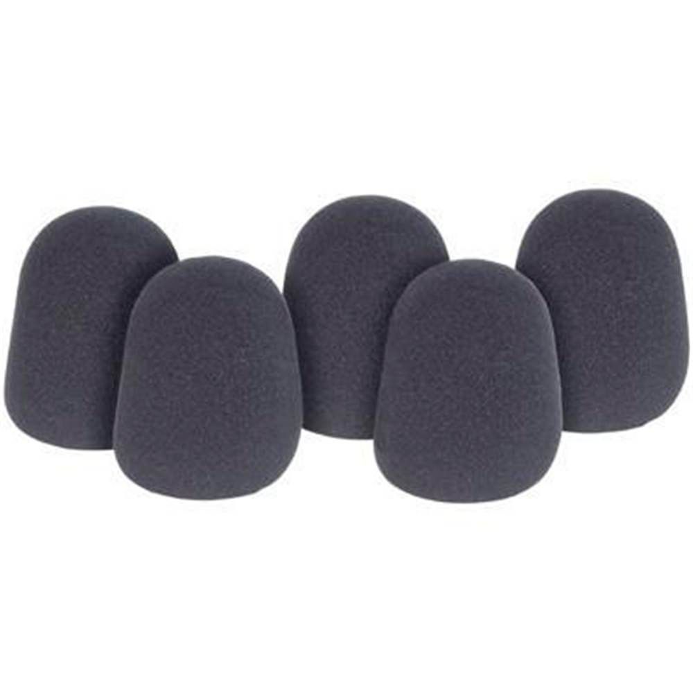 CPK 195B Bag Of 5 Mic Windshields In Black