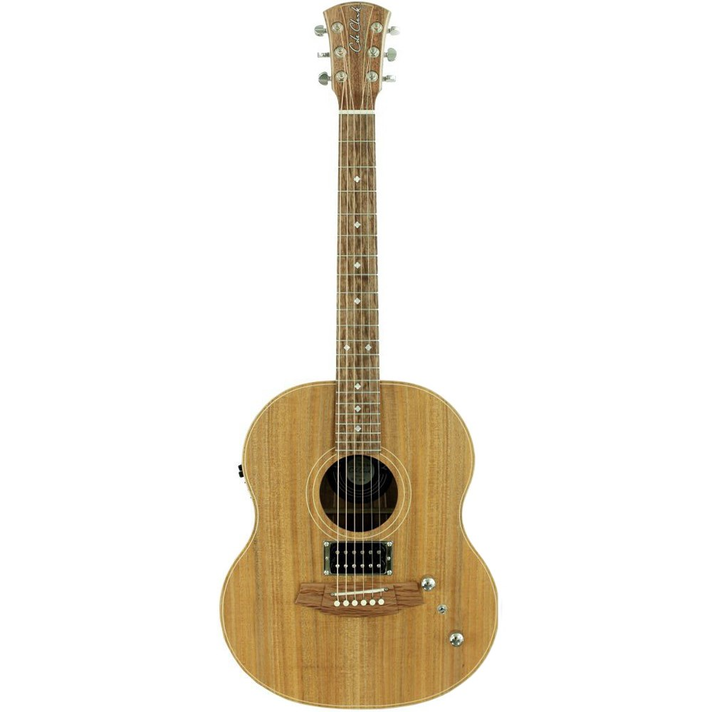 Cole Clark LL2E-BLBL-AE-HUM LL Mini TRUE HYBRID Acoustic Electric Guitar in Natural