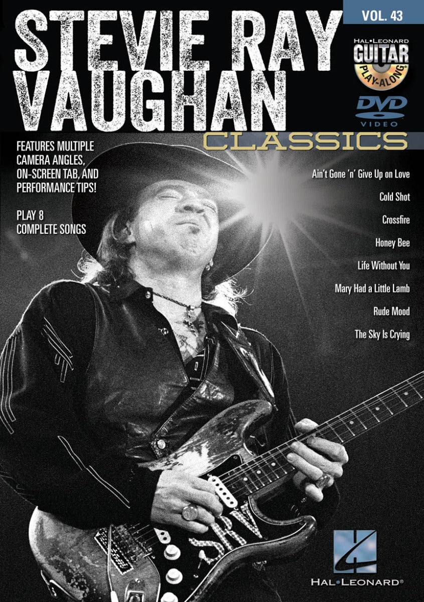 Stevie Ray Vaughan Classics Guitar Play Along DVD Volume 43