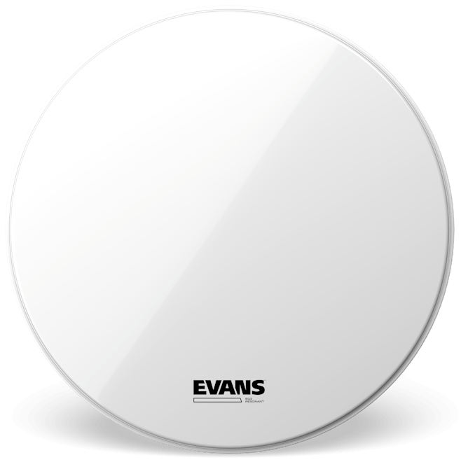 Evans 24" EQ3 Reso Smooth White No Port Drumheads