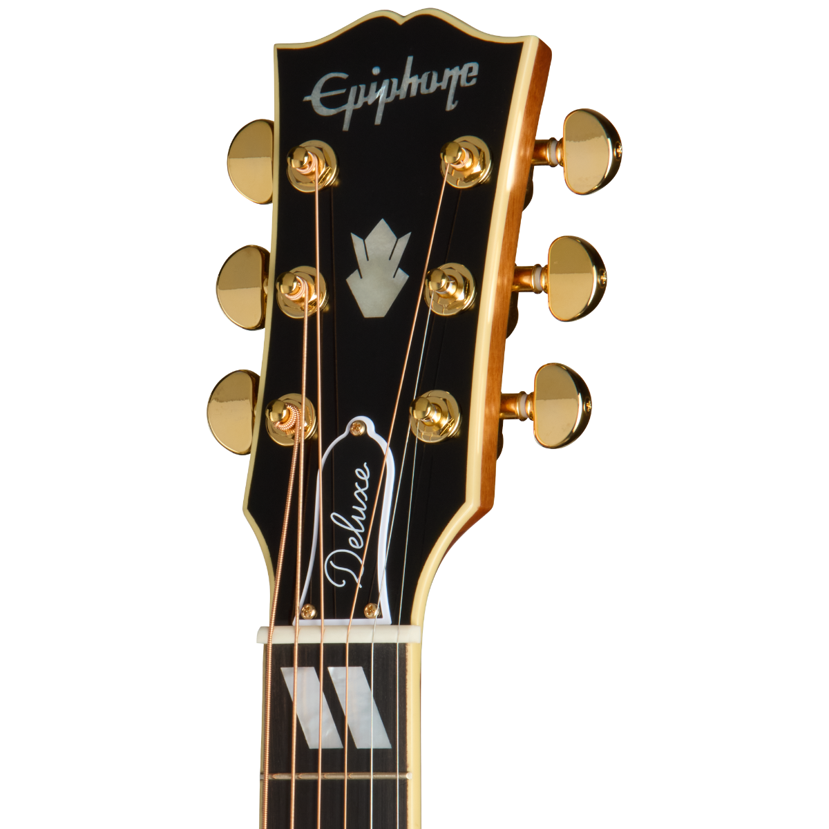 Epiphone Hummingbird Deluxe EC Acoustic Electric Guitar in Natural