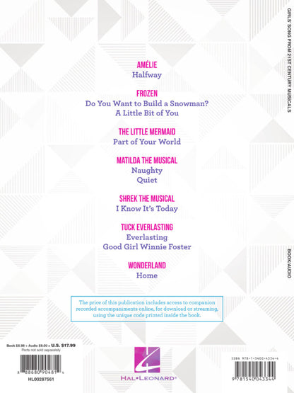 Girls' Songs from 21st Century Musicals BK/OLA
