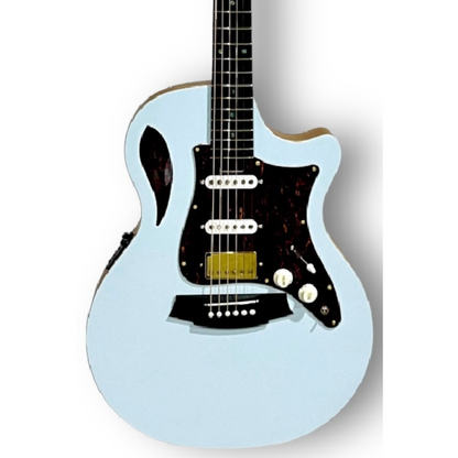 Cole Clark TL2EC-BLBLE-HSS True Hybrid model with HSS configuration in Sonic Blue