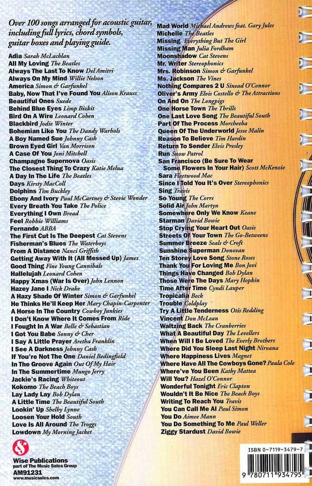 Best Acoustic Guitar Chord Songbook