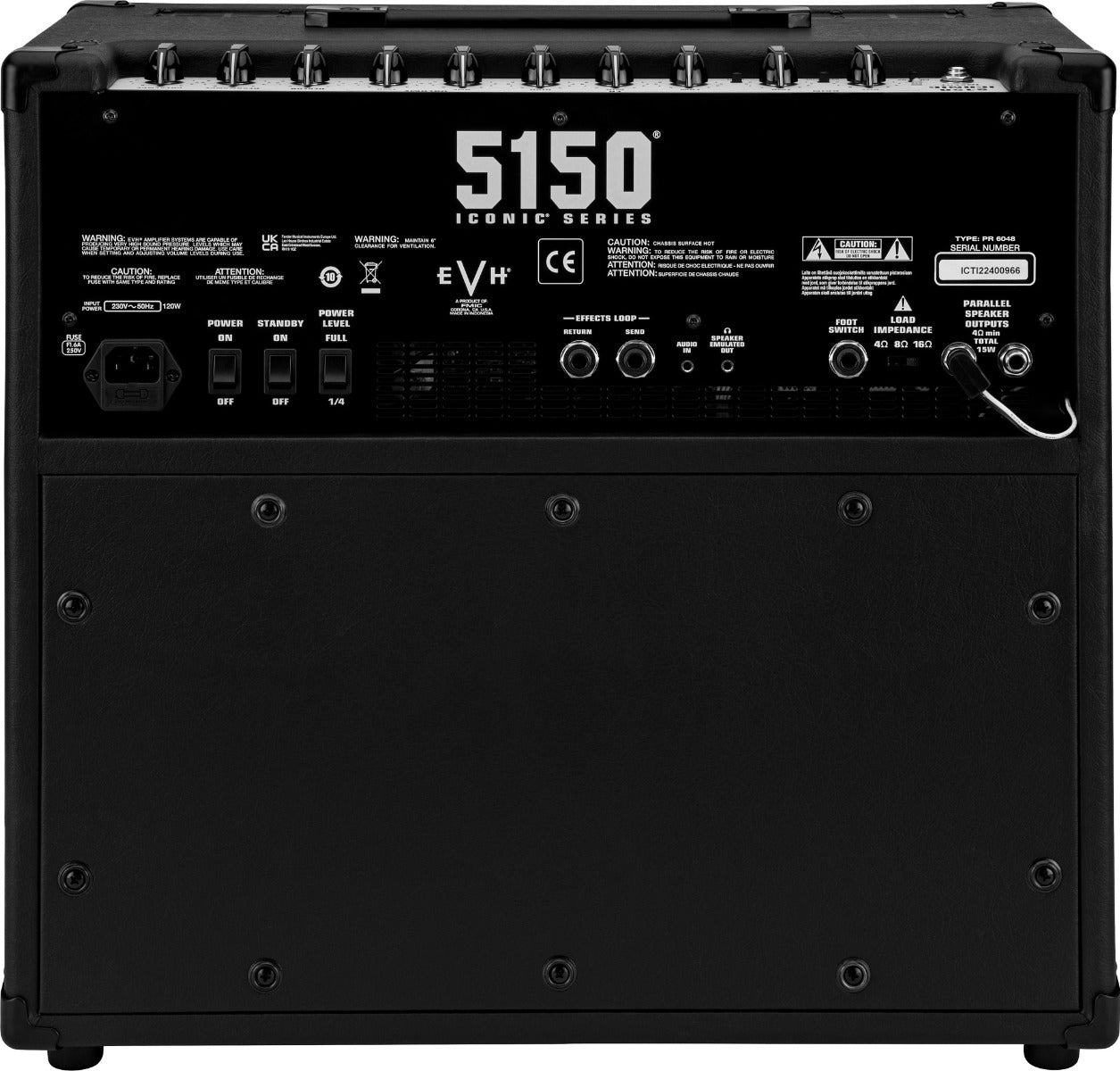 EVH 5150 Iconic Series 1X10" 15W Combo Amp in Black