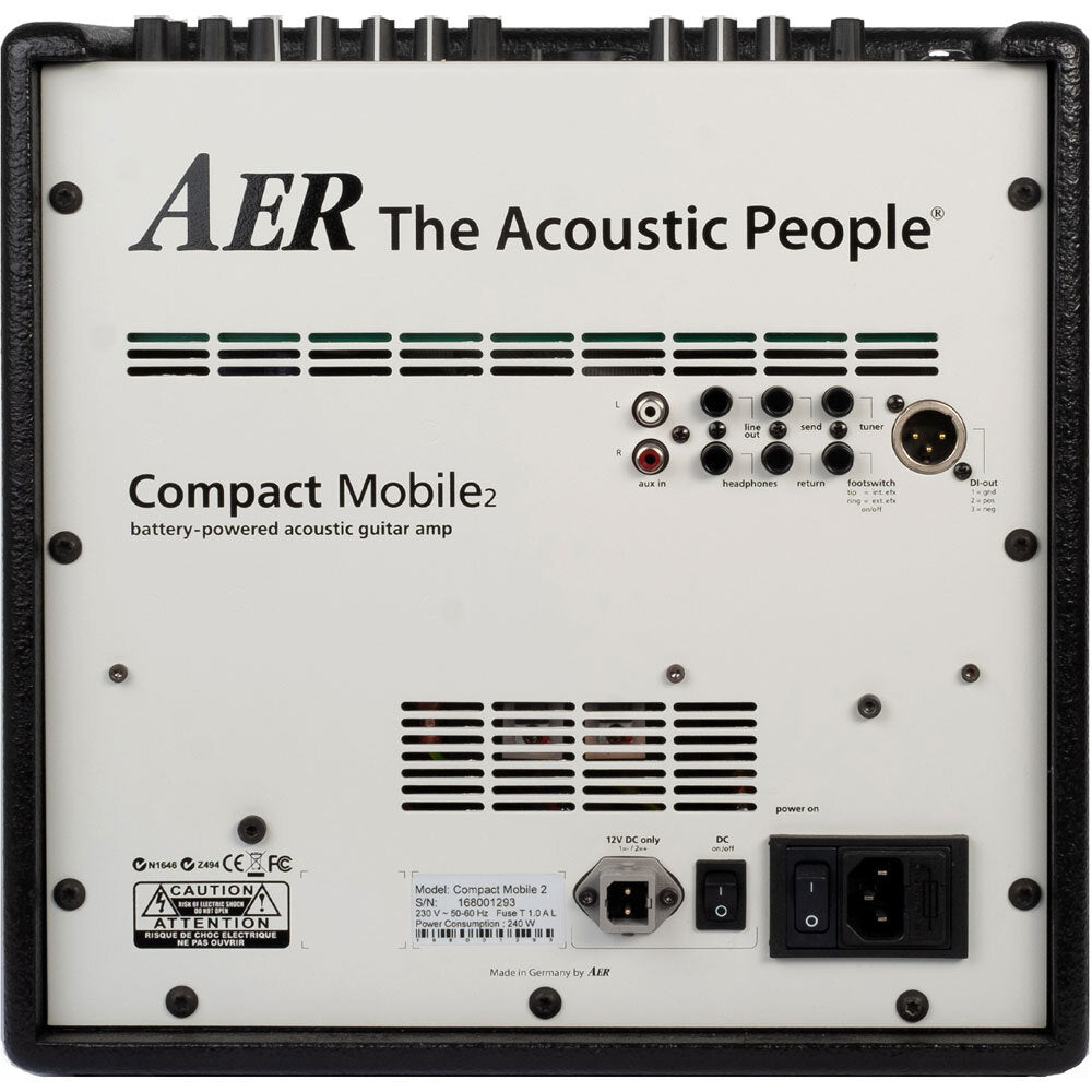 AER Compact Mobile 2 1x8” 60W Battery Powered Amp