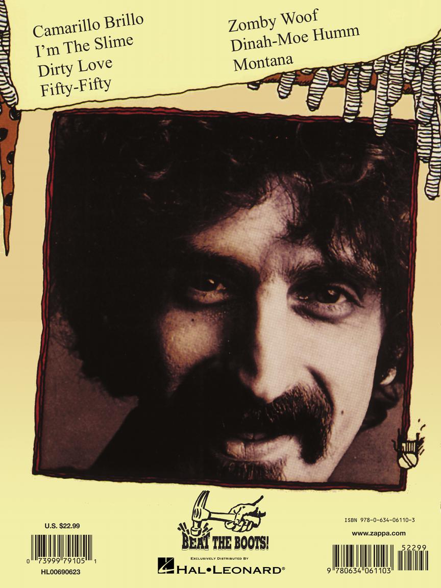 Frank Zappa Over Nite Sensation Guitar Tab RV