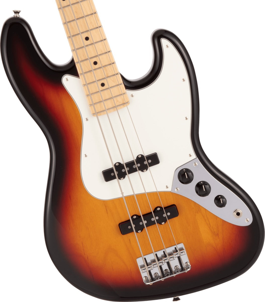 Fender Made in Japan Hybrid II Jazz Bass, Maple Fingerboard in 3 Color Sunburst