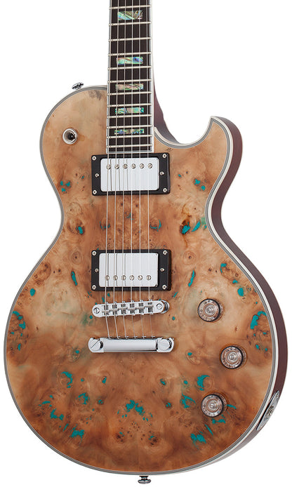 Schecter Solo II Custom in Gloss Natural Burl