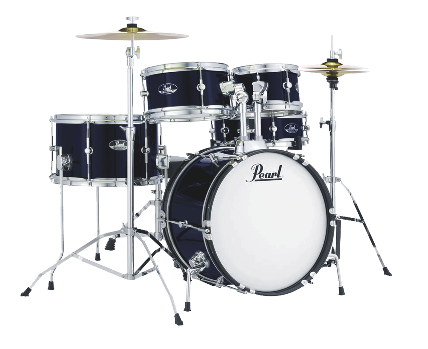 Pearl Roadshow Junior 5 Piece Drum Kit in Royal Blue Metallic