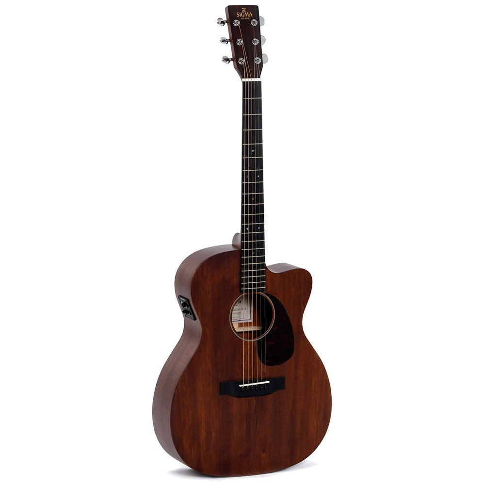 Sigma 000MC15EL 15 Series Left Handed Acoustic Electric Guitar in Mahogany