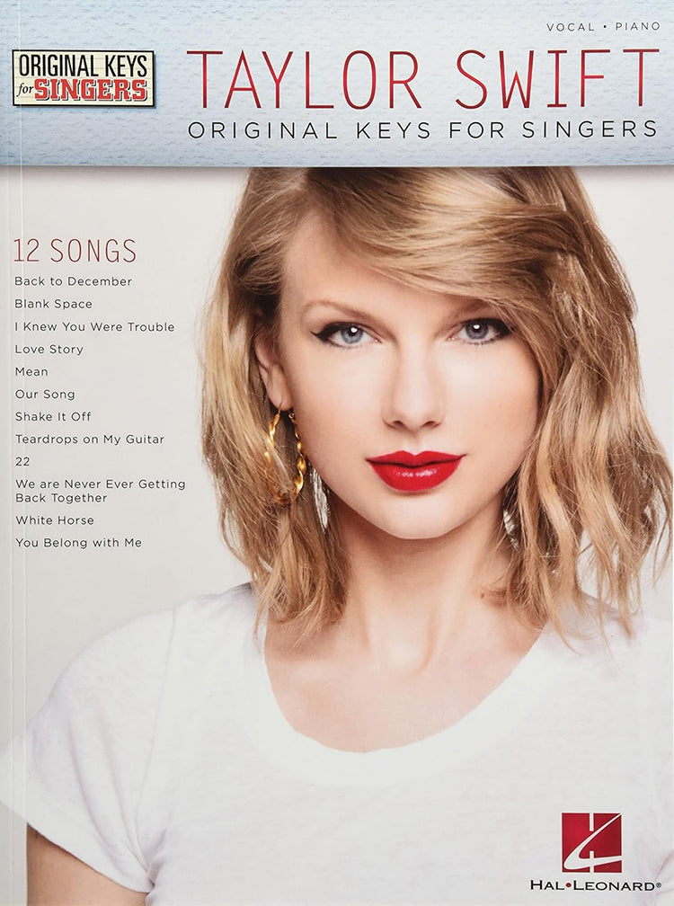 Taylor Swift Original Keys For Singers P/V