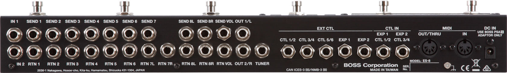 Boss ES8 Effects Switching System