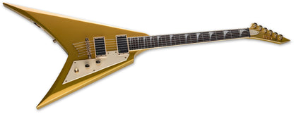 ESP LTD Kirk Hammett Signature V Electric Guitar in Metallic Gold