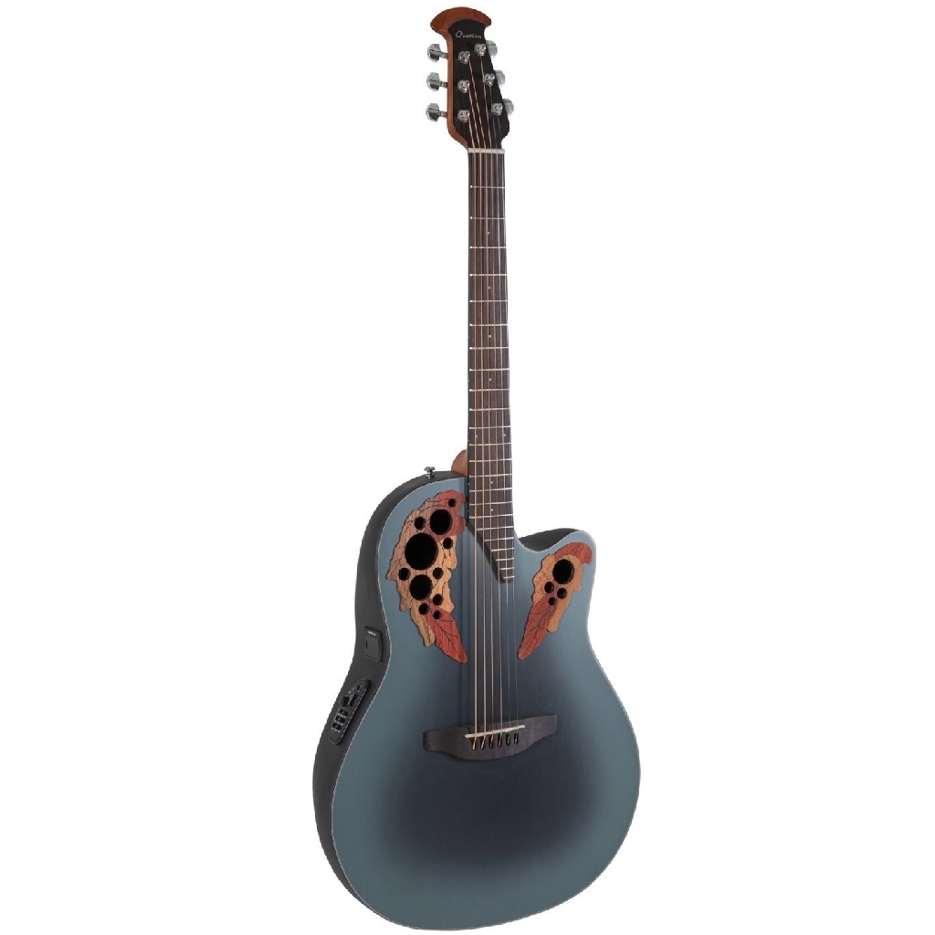 Ovation Celebrity Elite Mid Cutaway in Reverse Blue Burst