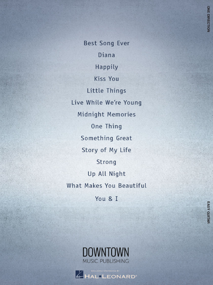 One Direction Easy Guitar Tab