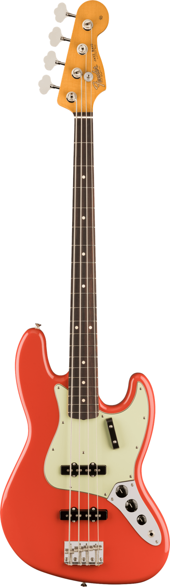 Fender Vintera II '60s Jazz Bass, Rosewood Fingerboard in Fiesta Red