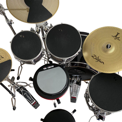 Vic Firth Drum & Cymbal Mute PrePack 10"/12"/14"/16"/22" Hi Hat and Cymbals 2