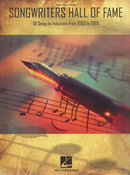 Songwriters Hall Of Fame 38 Songs By Inductees From 2003 To 2009 PVG