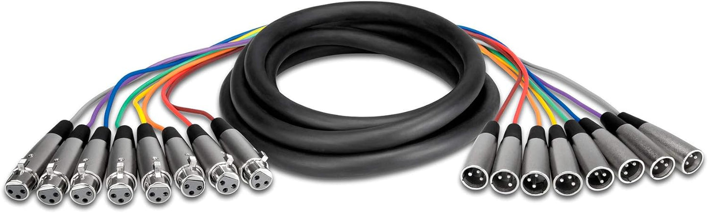 Hosa XLR805 Balanced Snake XLR3F to XLR3M 16.5 Feet