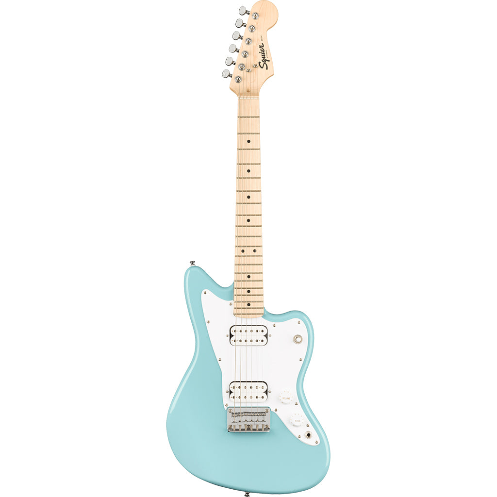 Squier Mini Jazzmaster HH, Maple Fingerboard in Daphne Blue