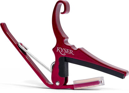 Kyser Quick Change Acoustic Guitar Capo in Ruby Red