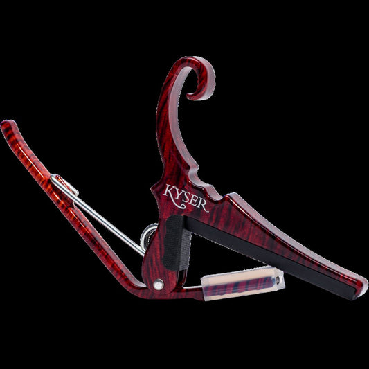 Kyser Quick Change Acoustic Guitar Capo in Rosewood